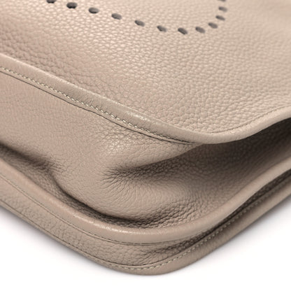 Hermes Taurillon Clemence Evelyne III GM Gris Tourterelle 8 of 10