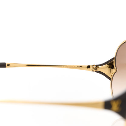 Louis Vuitton Daisy Sunglasses Z0262U Marron 5 of 10