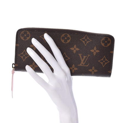 Louis Vuitton Monogram Clemence Wallet Rose Ballerine 2 of 8