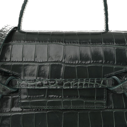 Celine Calfskin Crocodile Embossed Nano Belt Bag Amazone 8 of 10