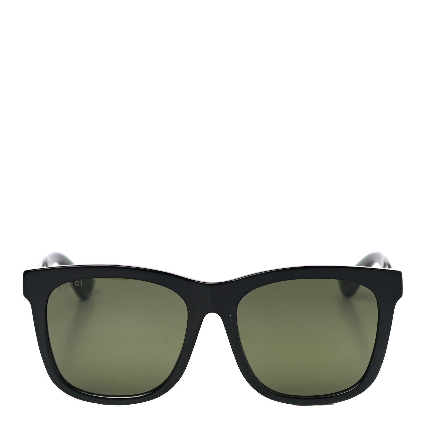 Acetate Square Frame Web Sunglasses GG0057SK Black