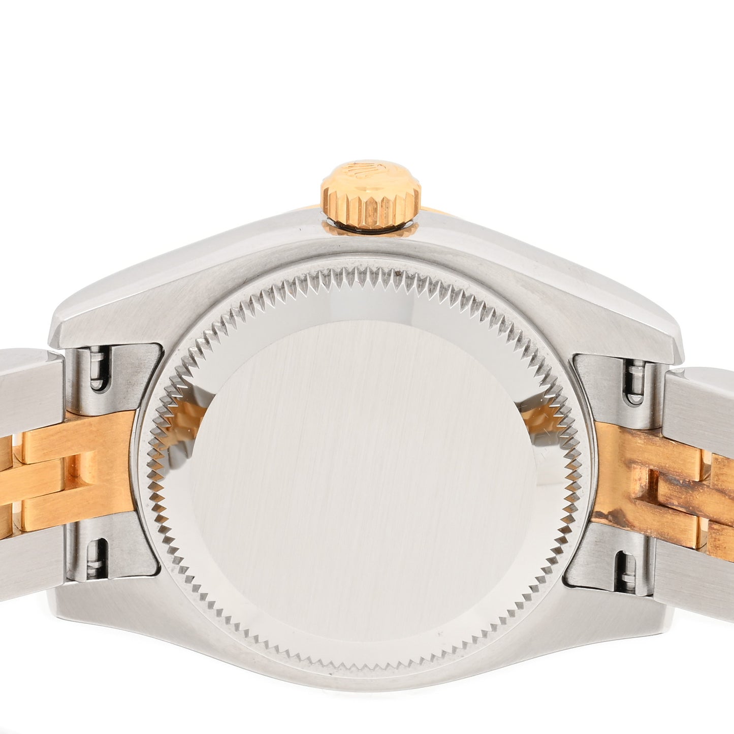 Stainless Steel 18K Yellow Gold Diamond 26mm Oyster Perpetual Datejust Watch Champagne 179173