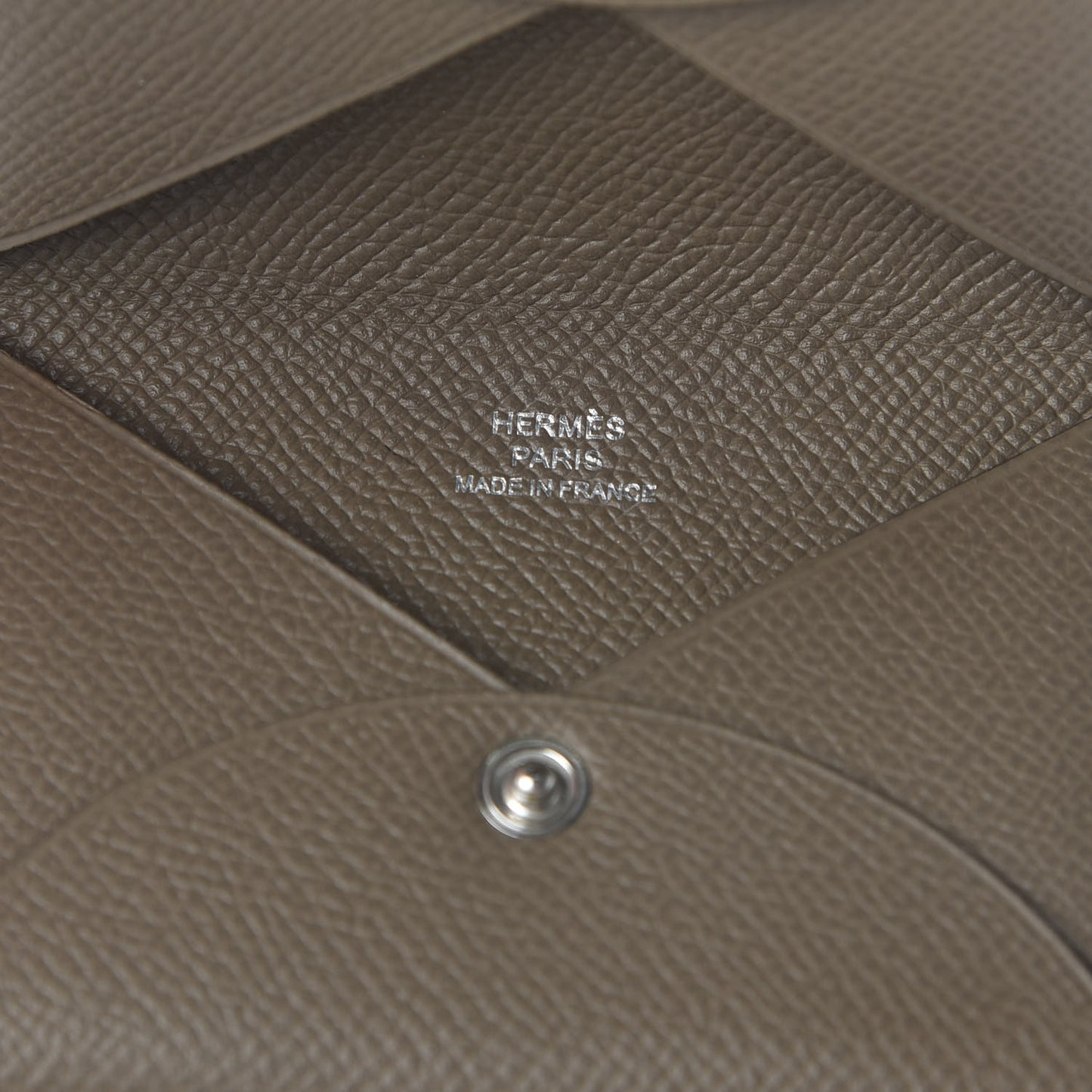 Epsom Calvi Card Case Etoupe
