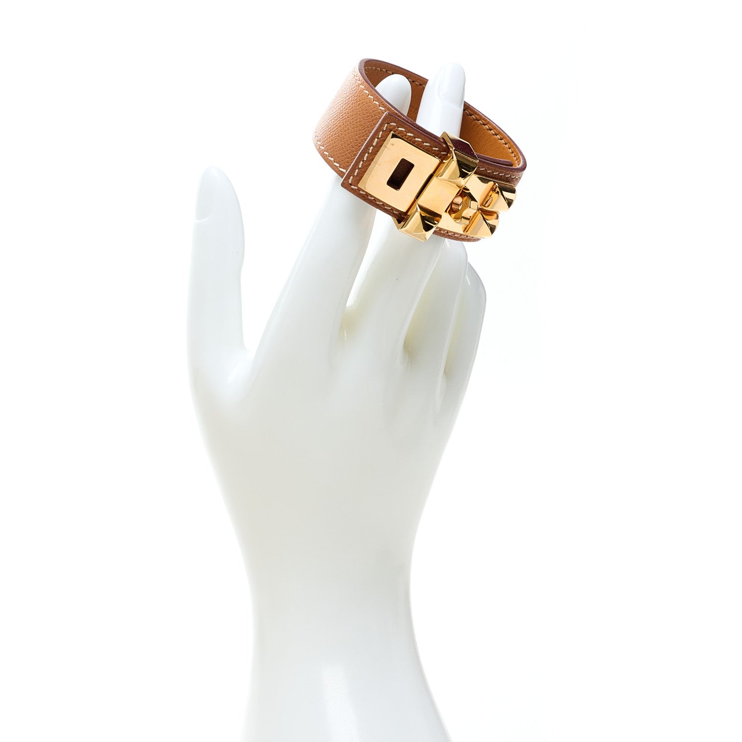 Hermes Collier de Chien CDC 24 Bracelet T2 Gold 2 of 6