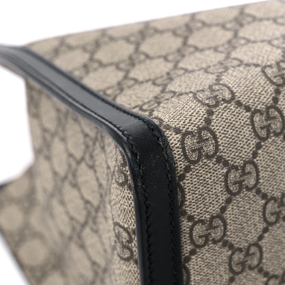 Gucci GG Supreme Monogram Medium Padlock Tote Black 8 of 12