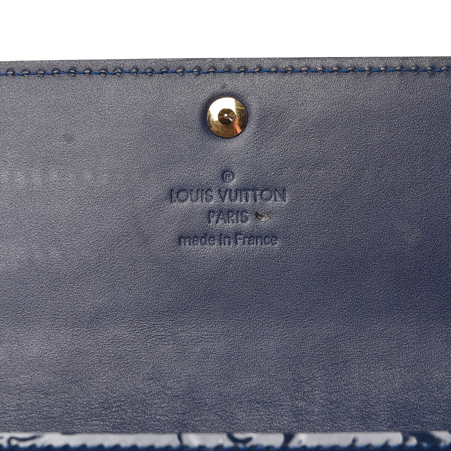 Louis Vuitton Vernis Sarah Wallet Grand Blue 6 of 11