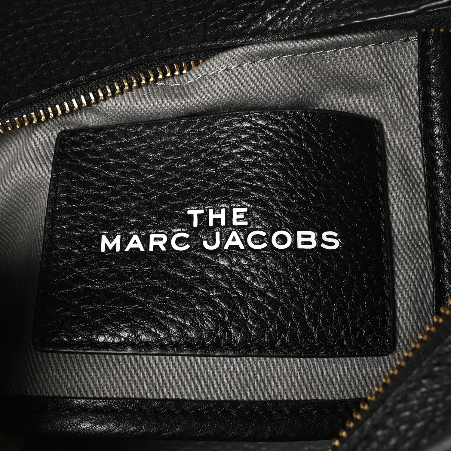 Marc Jacobs Grained Calfskin Small The Tote Bag Black 6 of 9