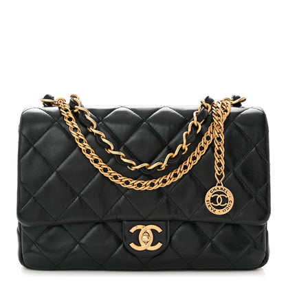 Chanel Lambskin Quilted Fancy Jewel Flap Black 1 of 11