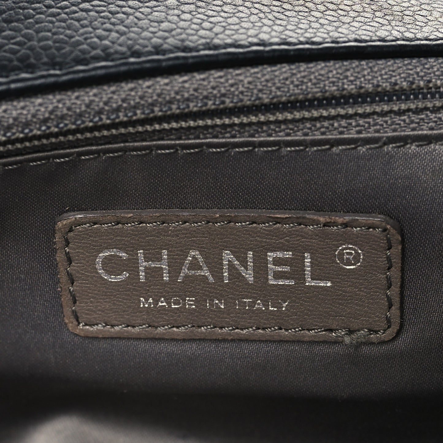 Caviar Quilted Coco Casual Flap Black