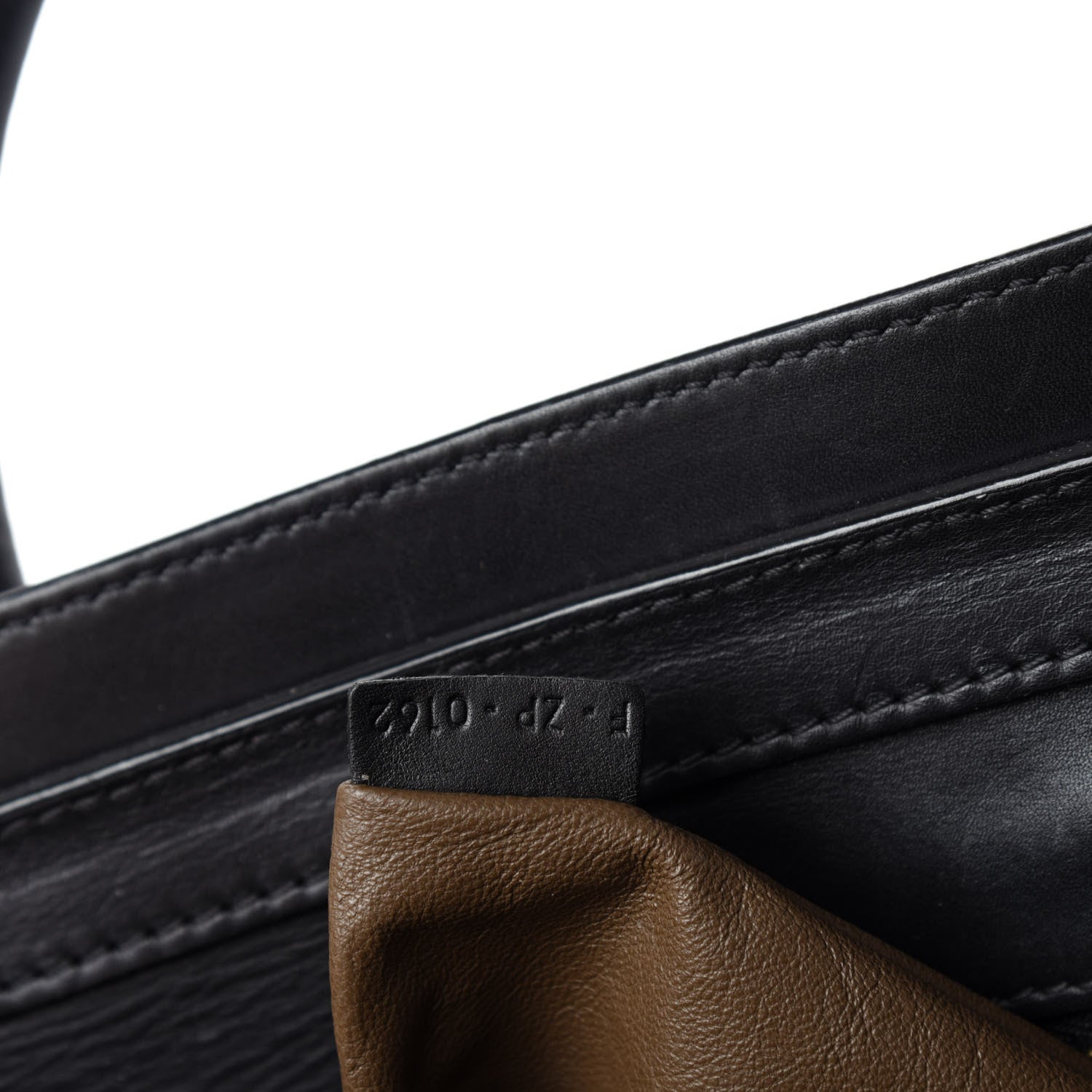 Celine Calfskin Nubuck Suede Micro Tri-Color Luggage Blue 10 of 11