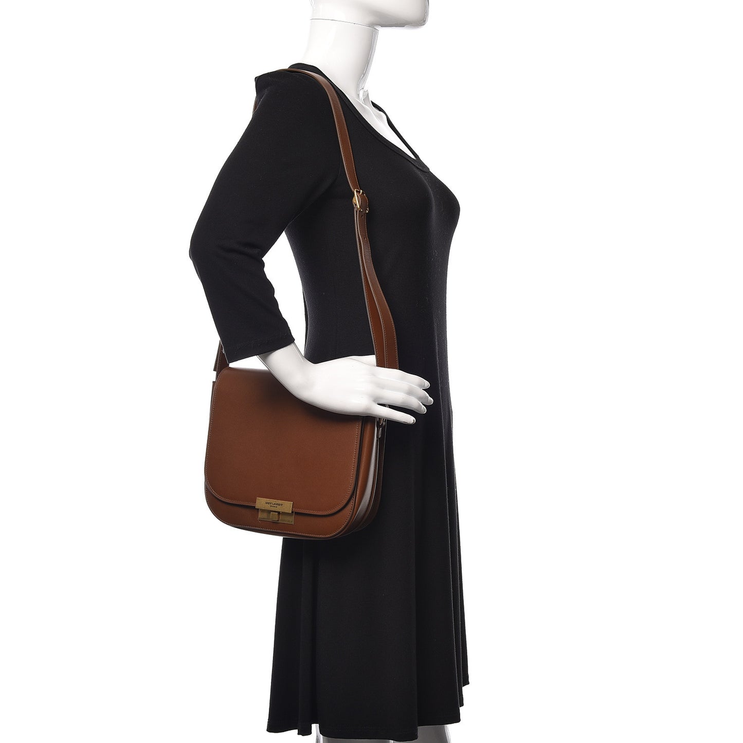Calfskin Betty Messenger Deep Moka