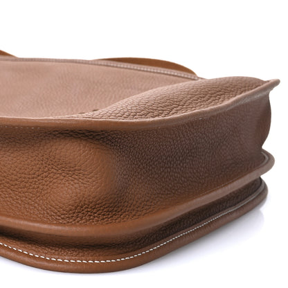 Hermes Taurillon Clemence Evelyne III PM Gold 9 of 10