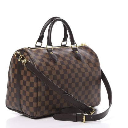 Louis Vuitton Damier Ebene Speedy Bandouliere 30 2 of 10
