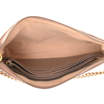 Gucci Calfskin Matelasse Mini GG Marmont Chain Bag Porcelain Rose 5 of 9