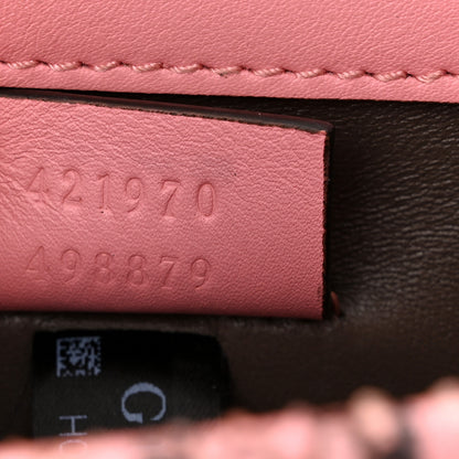 Gucci Snakeskin Enamel Mini Dionysus Shoulder Bag Pastel Pink 7 of 10
