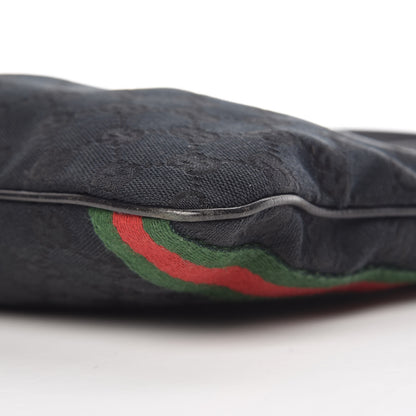 Gucci Monogram Web Jolicoeur Charms Messenger Bag Black 11 of 14
