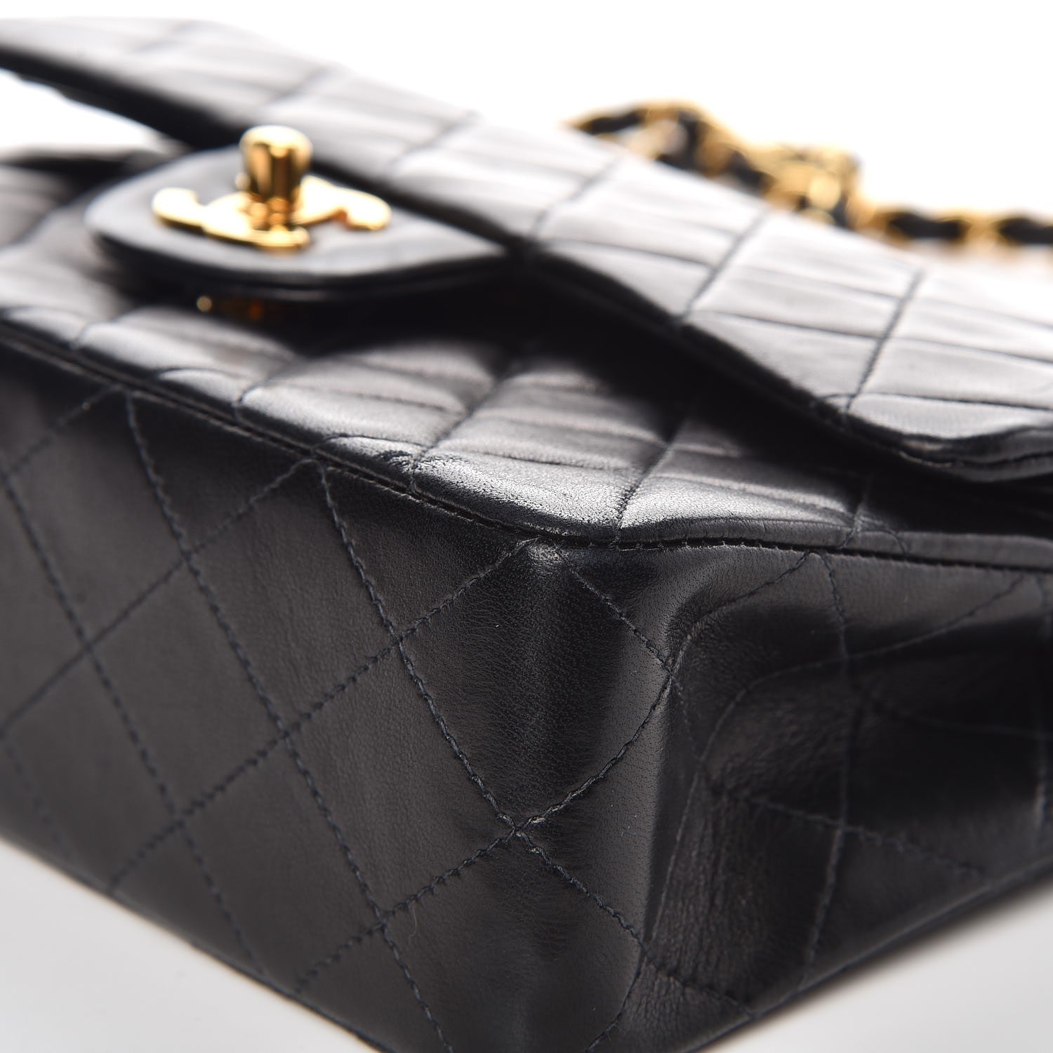 Chanel Lambskin Quilted Small Double Flap Black 10 of 10
