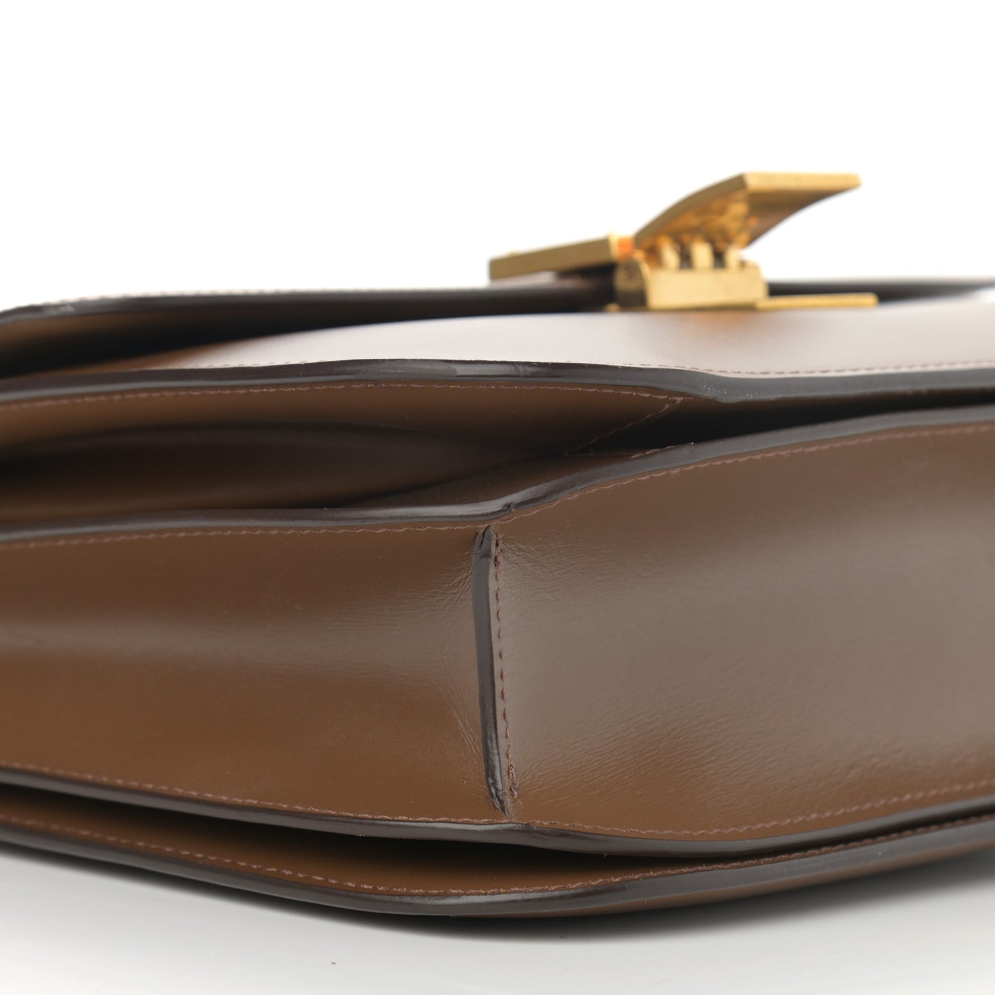 Box Calfskin Medium Classic Box Flap Bag Camel