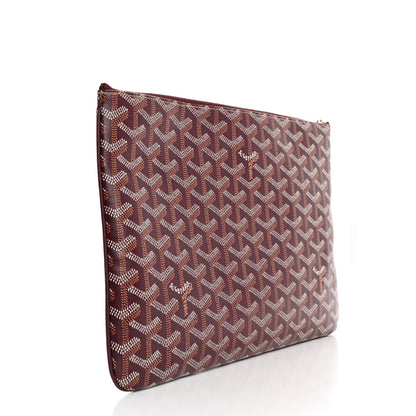 Goyard Goyardine Senat Pochette Burgundy 3 of 9