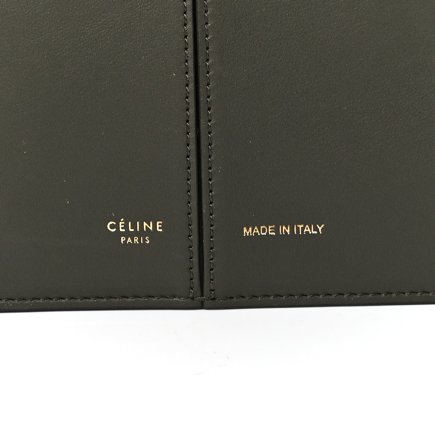 Supple Natural Calfskin Medium Tri-Fold Bag Stone