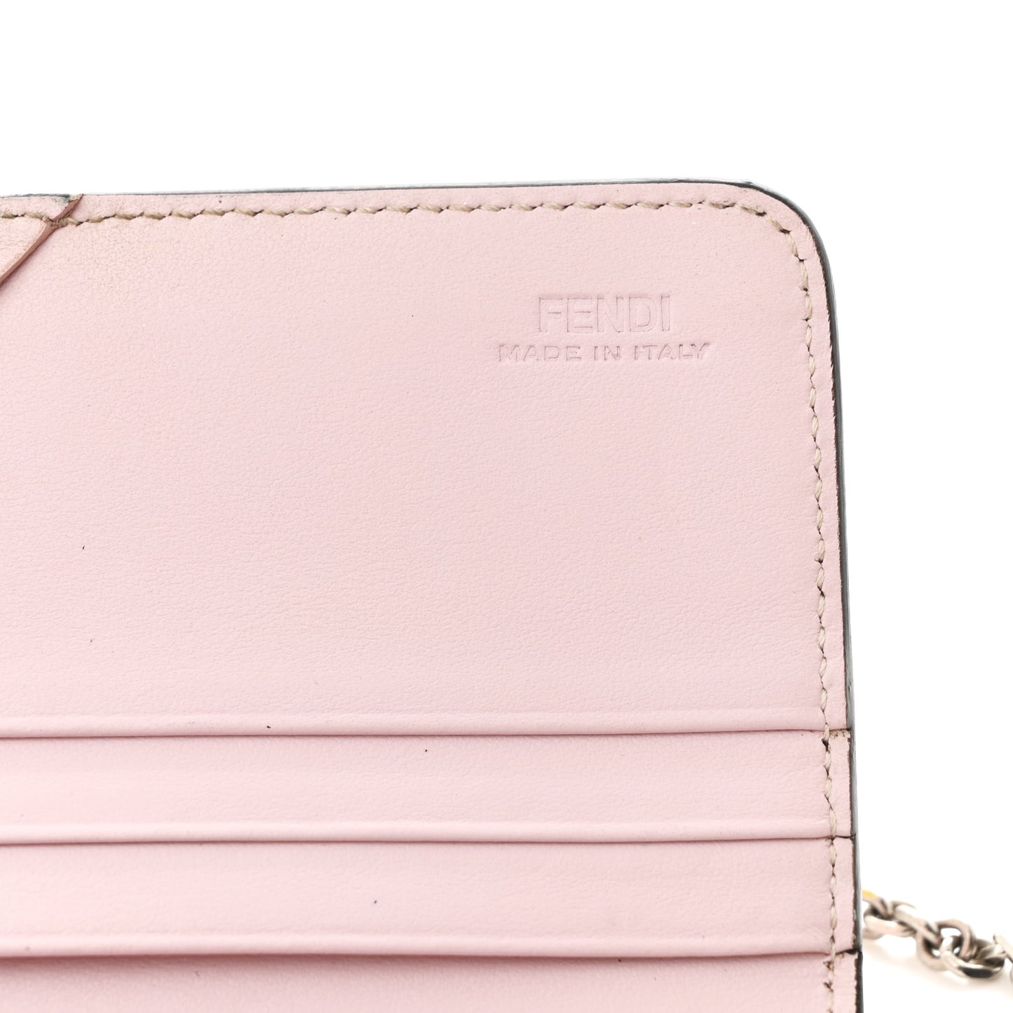 Vitello Liberty Studded Continental Wallet On Chain Peonia Multicolor