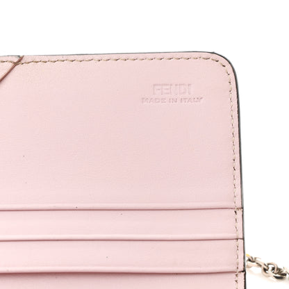 Fendi Vitello Liberty Studded Continental Wallet On Chain Peonia Multicolor 7 of 16