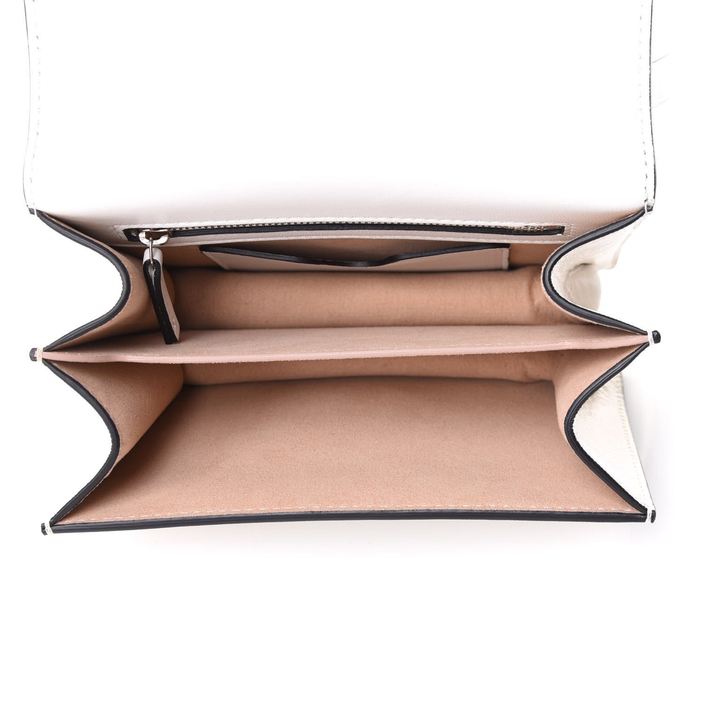Lizard Embossed Calfskin Butterfly Knuckle Crossbody White
