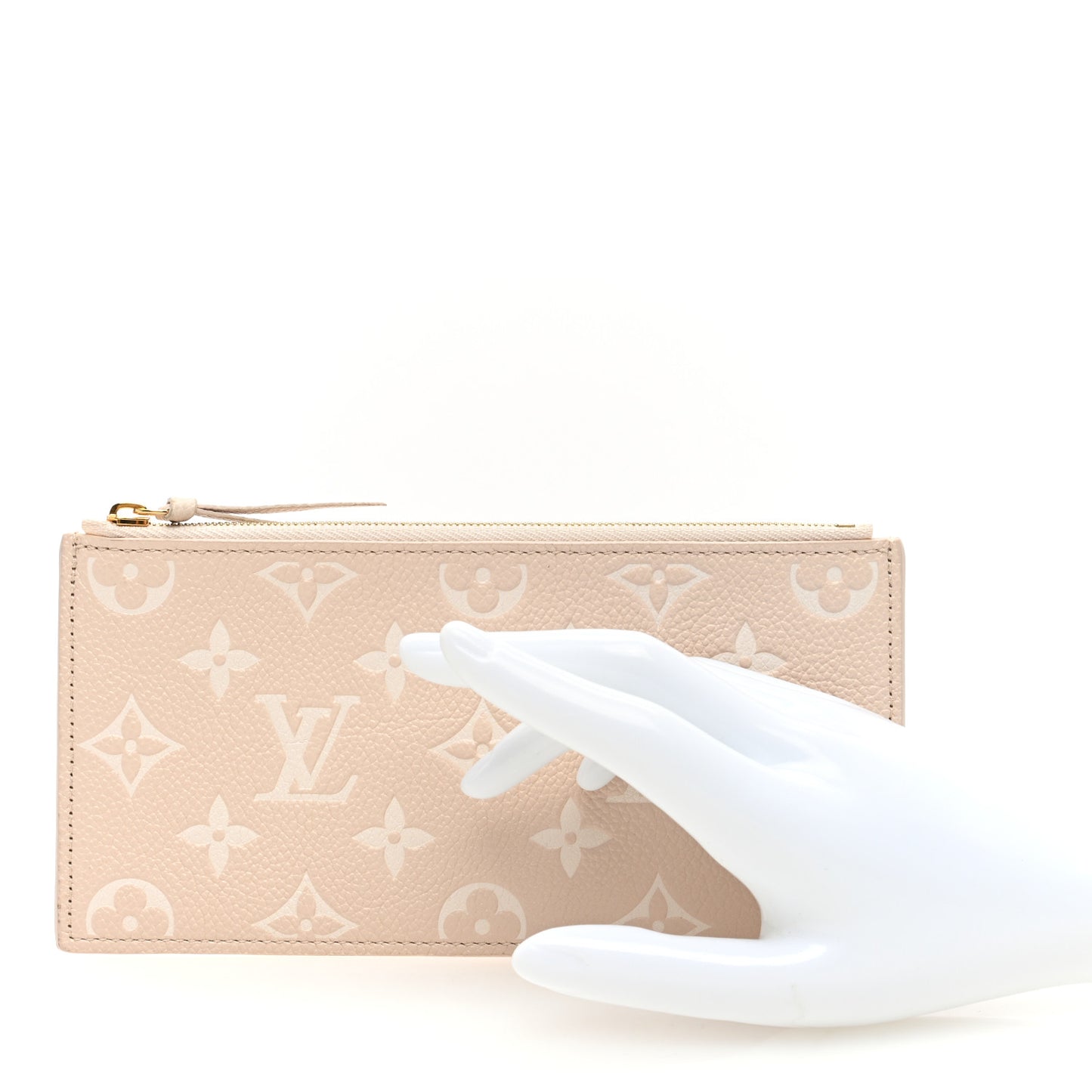 Empreinte Spring in the City Felicie Chain Wallet Zippered Insert Beige