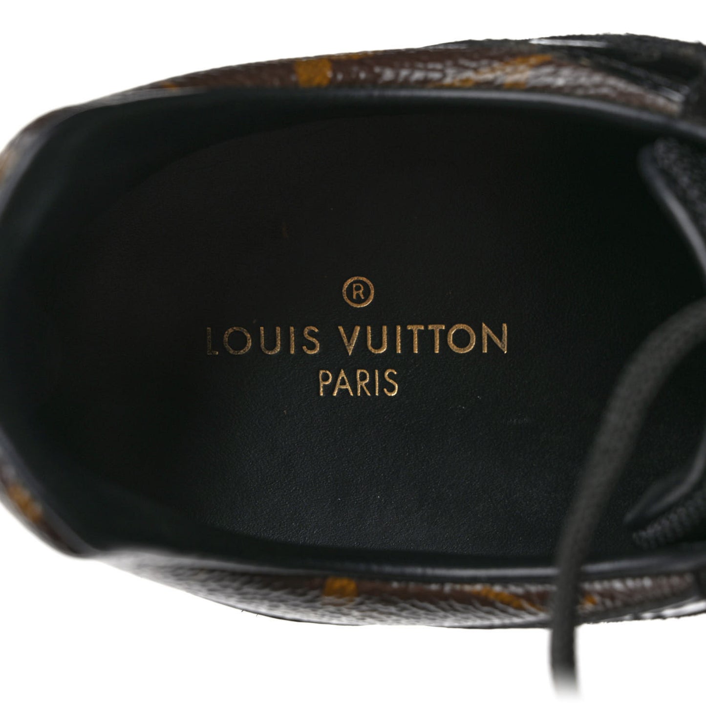 Suede Monogram Run Away Sneakers 37.5 Black