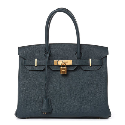 Hermes Togo Birkin 30 Vert Cypress 1 of 30