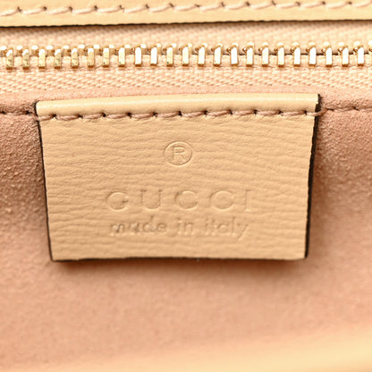 Gucci Azalea Calfskin Horsebit 1955 Shoulder Bag Bubble Tea 6 of 17