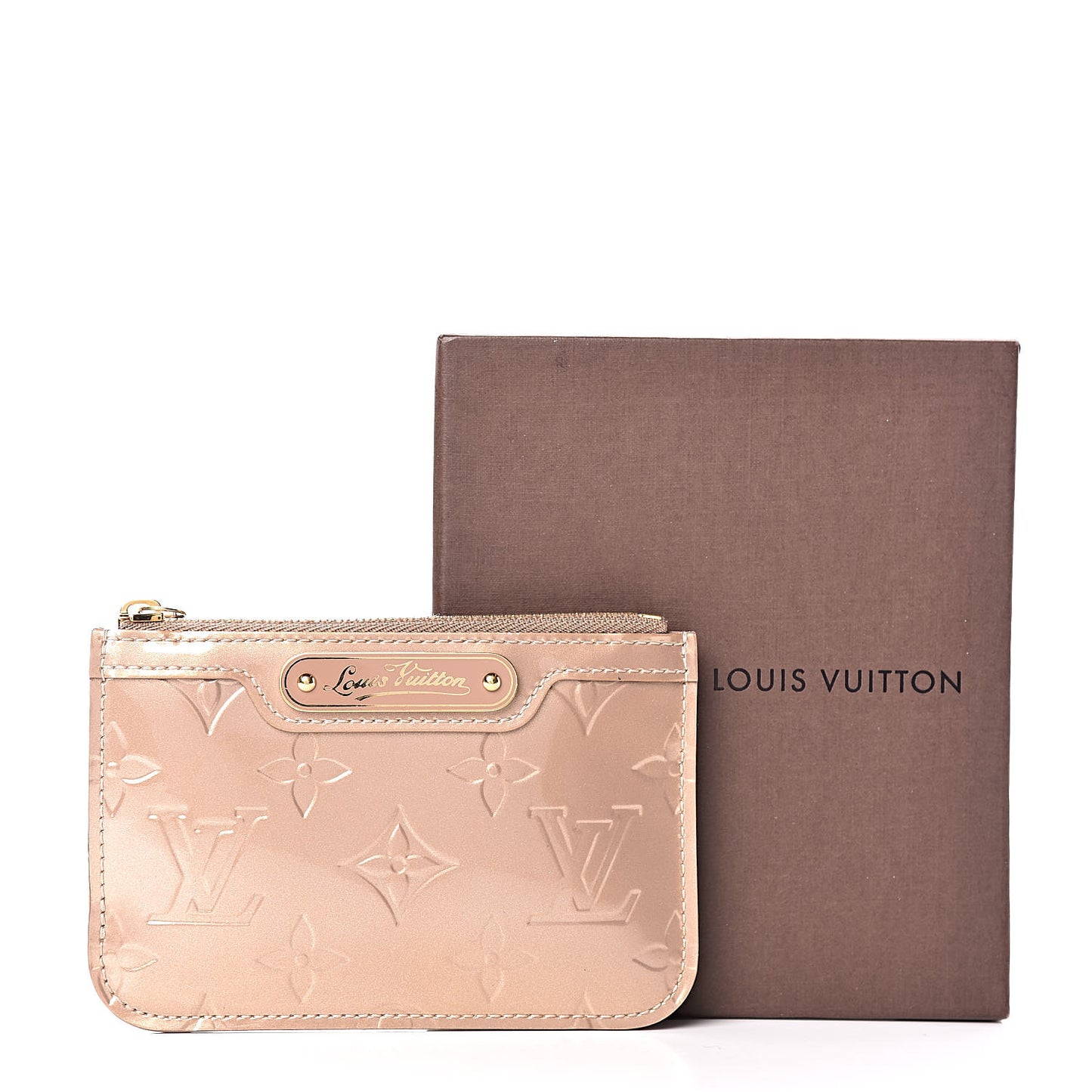 Vernis Key Pouch Beige Poudre