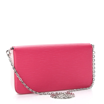 Louis Vuitton Epi Pochette Felicie Hot Pink 3 of 11