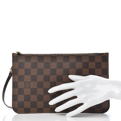 Louis Vuitton Damier Ebene Neverfull MM GM Pochette 2 of 7