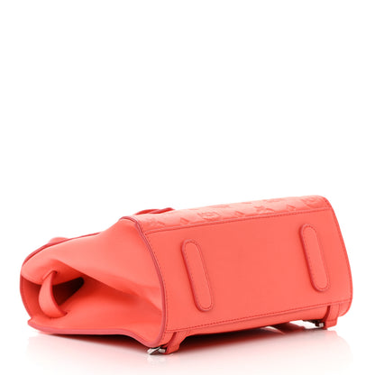 MCM Calfskin Ottomar Monogram Essential Small Backpack Hot Coral 4 of 19