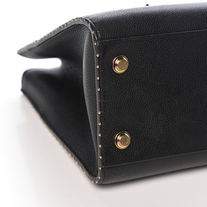 Louis Vuitton Calfskin Studded City Steamer MM Black 8 of 18