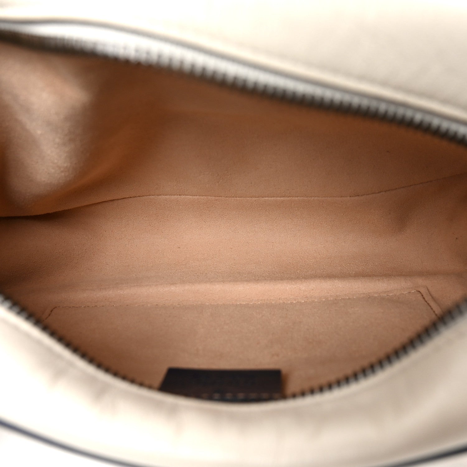 Gucci Vintage Effect Calfskin Matelasse Diagonal Small Torchon GG Marmont Chain Shoulder Bag Mystic White Blue Agata 5 of 10