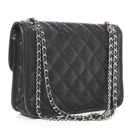 Chanel Caviar Quilted Mini French Riviera Flap Black 3 of 11
