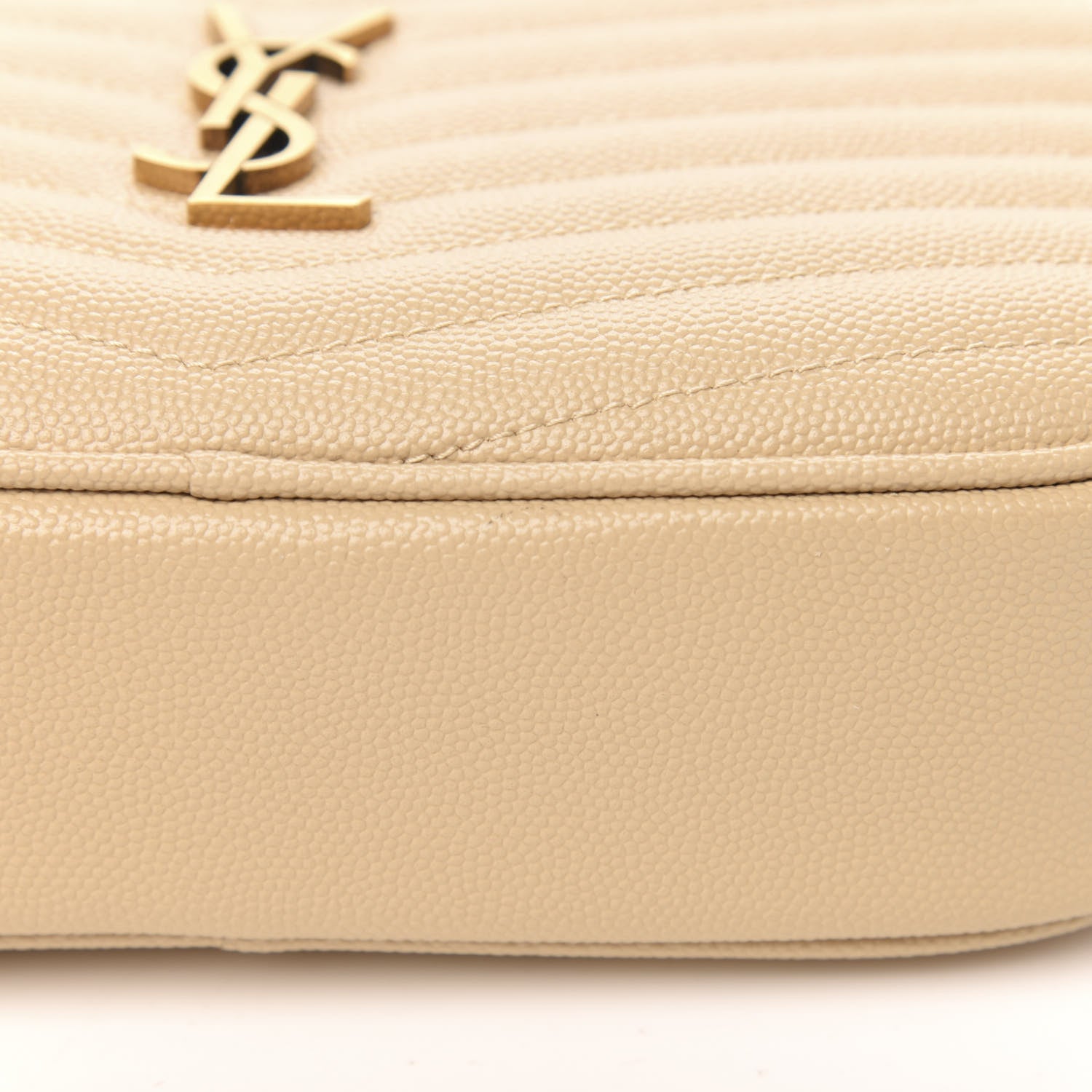 Saint Laurent Grain De Poudre Matelasse Monogram Mini Lou Camera Bag New Powder 10 of 10