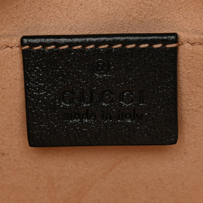 Gucci Monogram Matelasse Diagonal Small GG Marmont Chain Shoulder Bag Beige Black 6 of 10