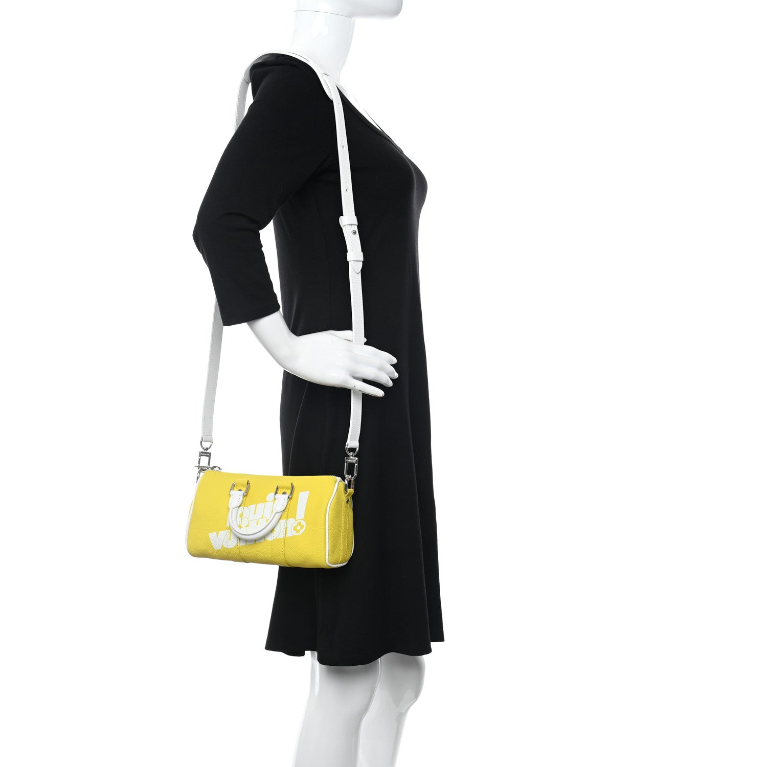 Louis Vuitton Taurillon Everyday LV Keepall XS Yellow 3 of 10
