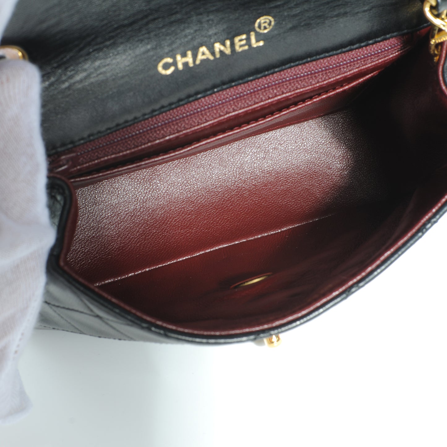 Lambskin Mini Flap Black
