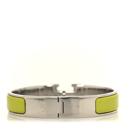 Hermes Enamel Narrow Clic Clac H Bracelet GM Vert Amande 2 of 3