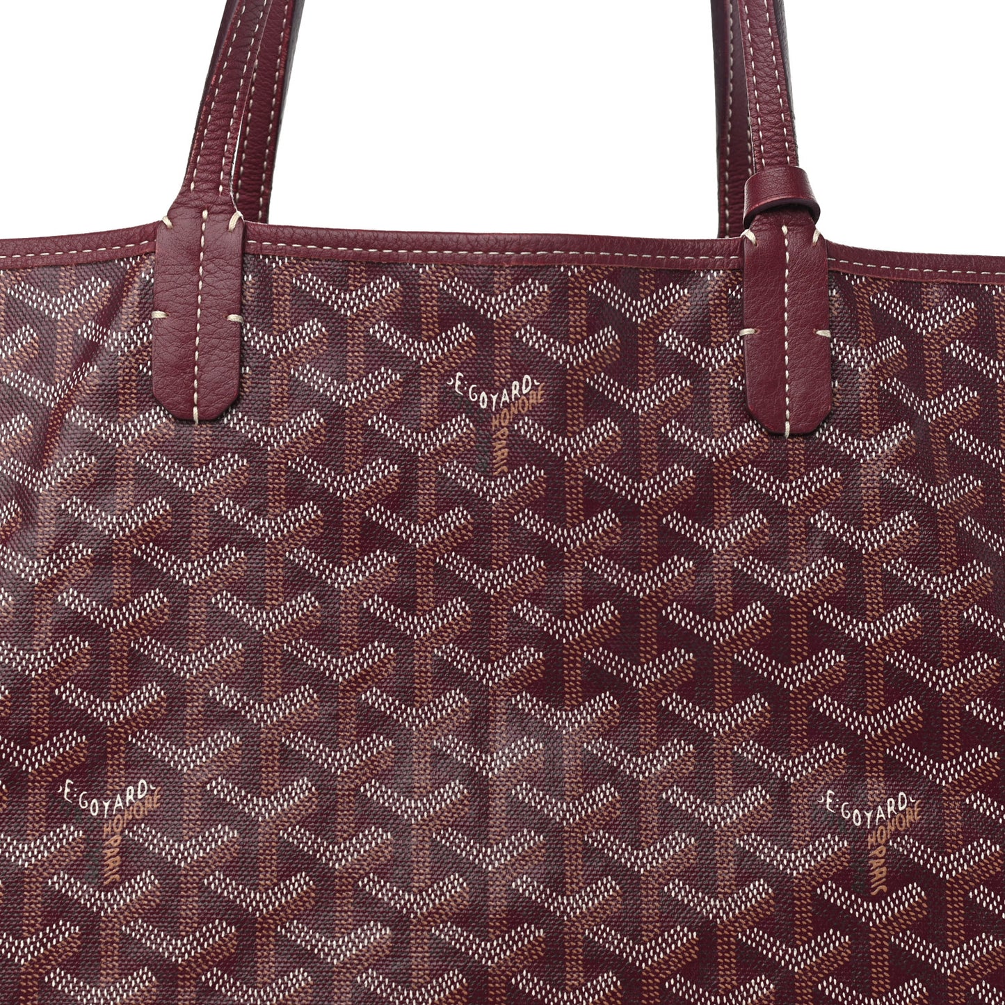 Goyardine Saint Louis PM Burgundy