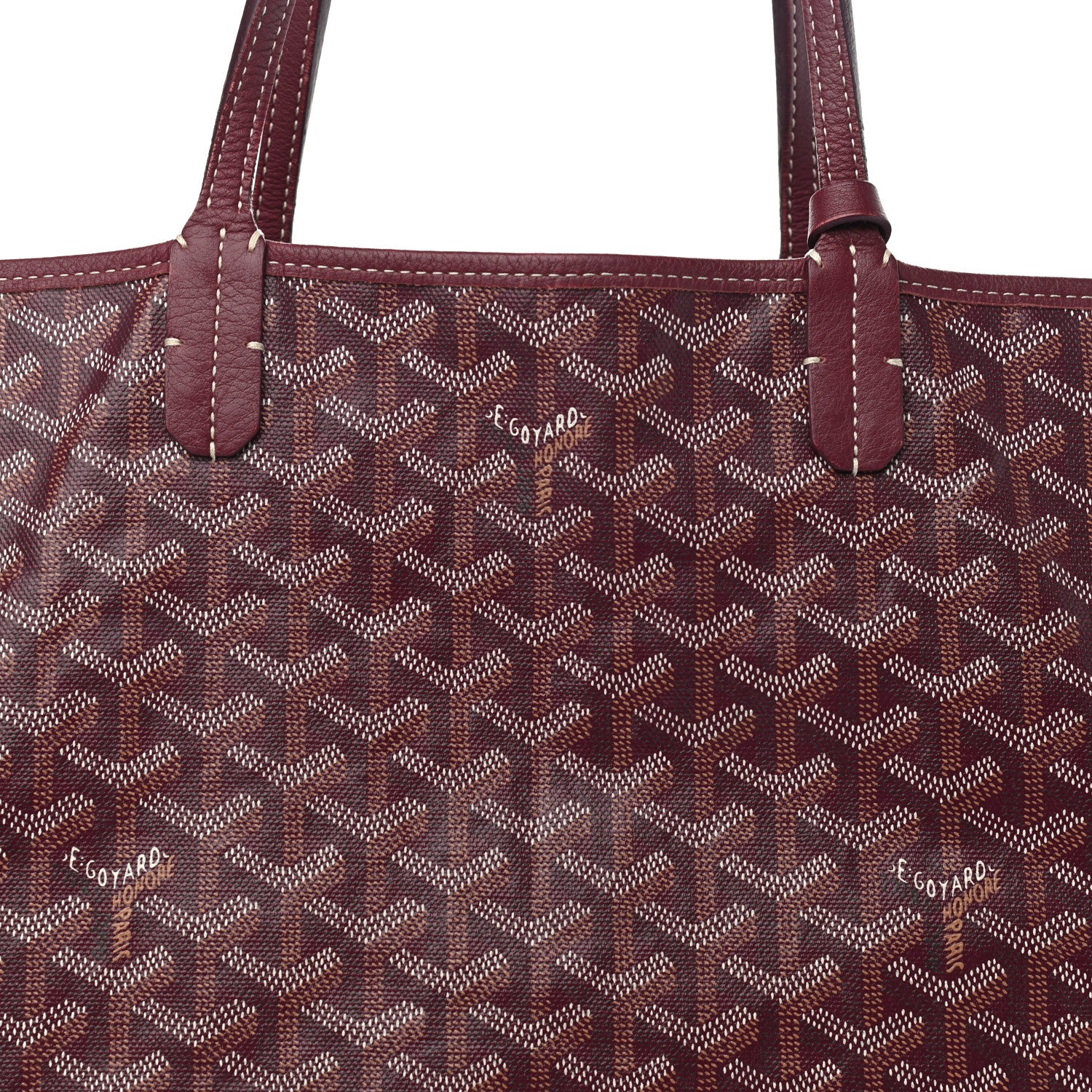 Goyard Goyardine Saint Louis PM Burgundy 10 of 18