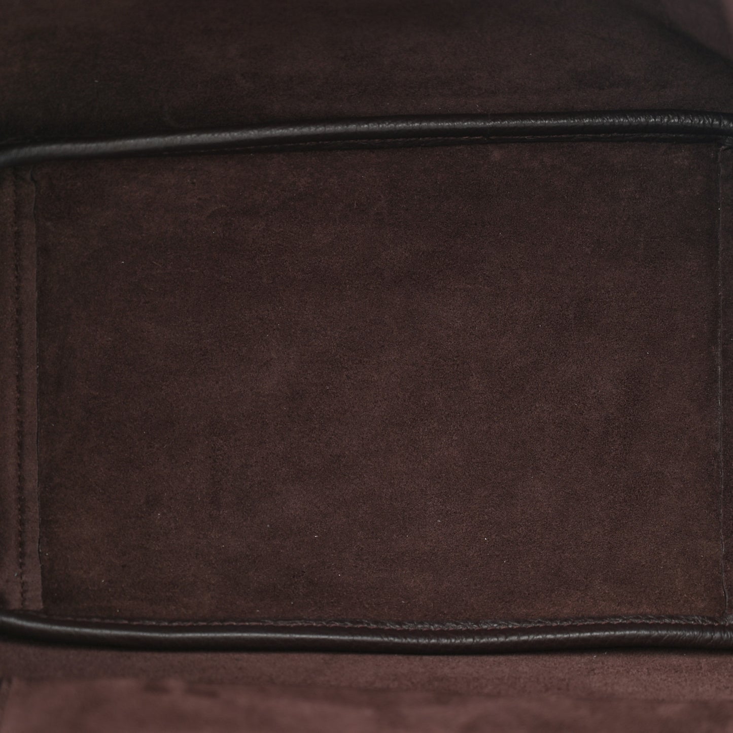 Grained Deerskin Bea Tote Marron Fonce
