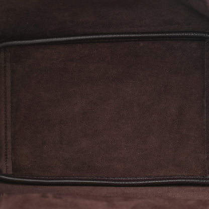 Saint Laurent Grained Deerskin Bea Tote Marron Fonce 5 of 11