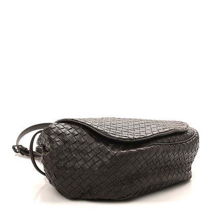 Bottega Veneta Nappa Intrecciato Messenger Bag Ebano 4 of 9
