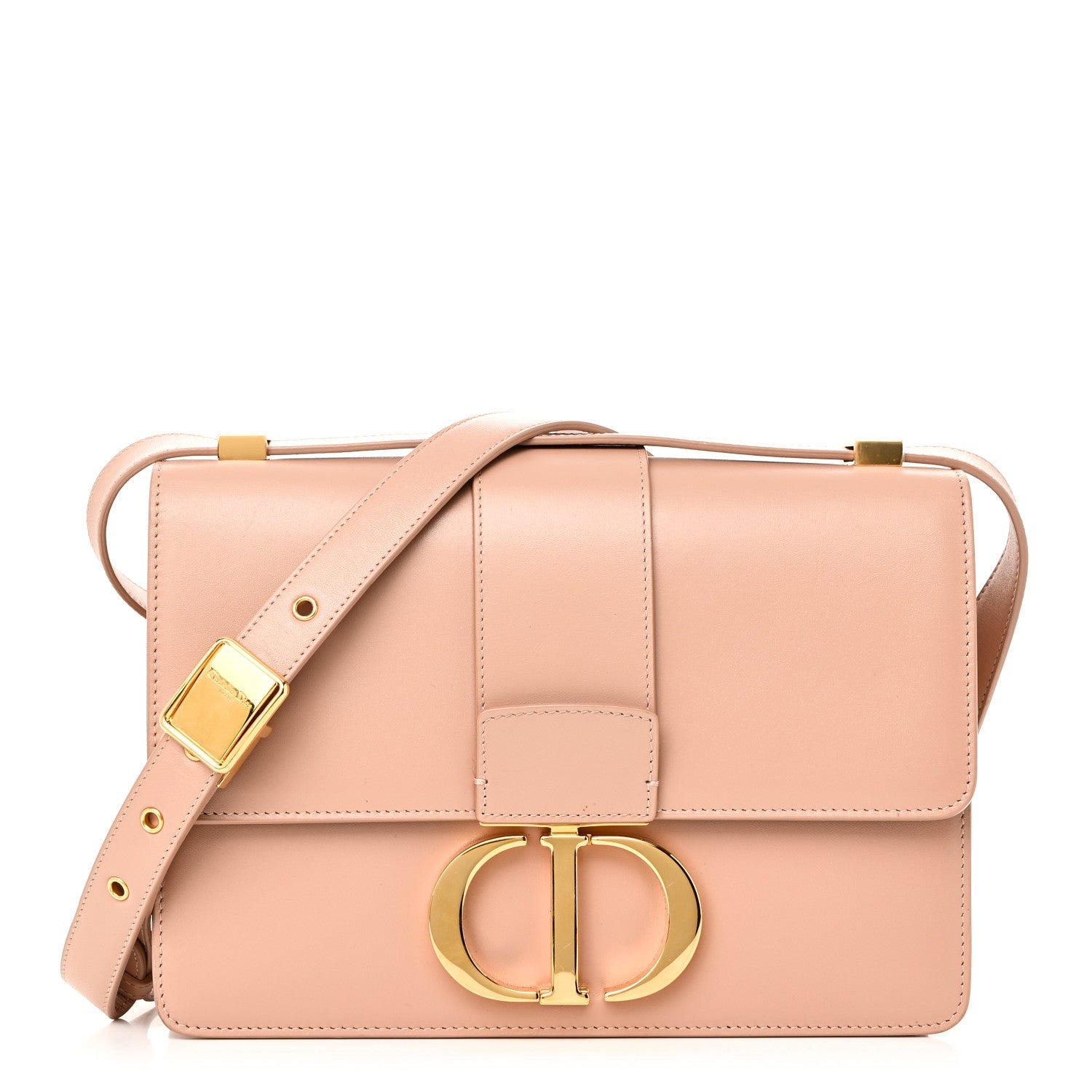 Christian Dior Box Calfskin 30 Montaigne Flap Bag Rose Des Vents 1 of 9