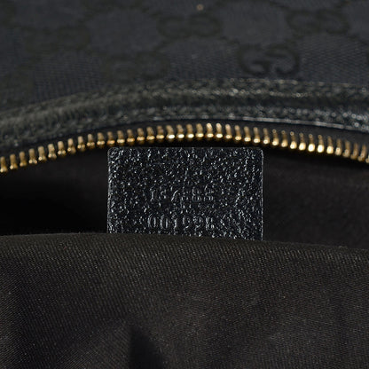 Gucci Monogram Bamboo Medium Top Handle Bag Black 7 of 7